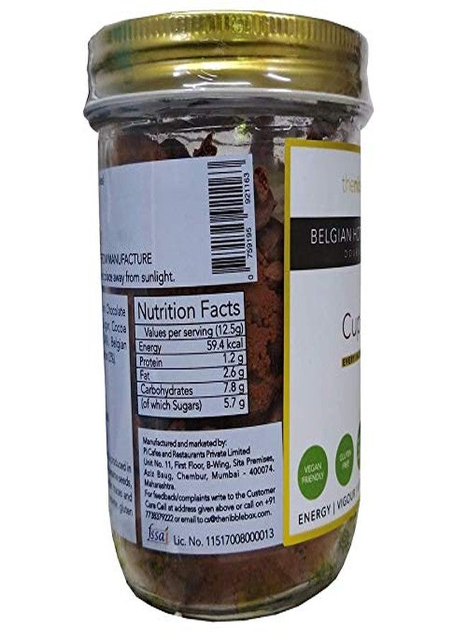 thenibblebox Belgian Hot Chocolate Mix, 300g Jar [Contains 70% Belgian Dark Chocolate bits, no transfats, Gluten Free, no Added Flavours, no additives] - Image 3