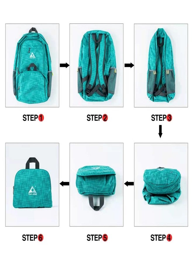 PLAY-KING Foldable Waterproof Lightweight Backpack for Shopping Travel or Hiking, for Men or Women - Image 4