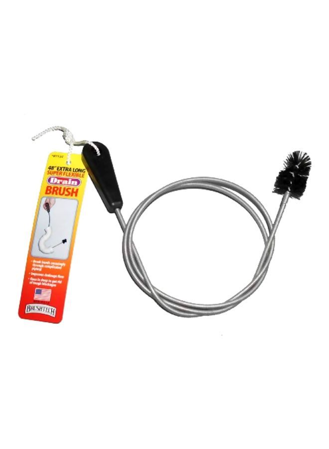 NIBEMINENT Flexible Drain Brush Silver/Black 48inch - Image 2