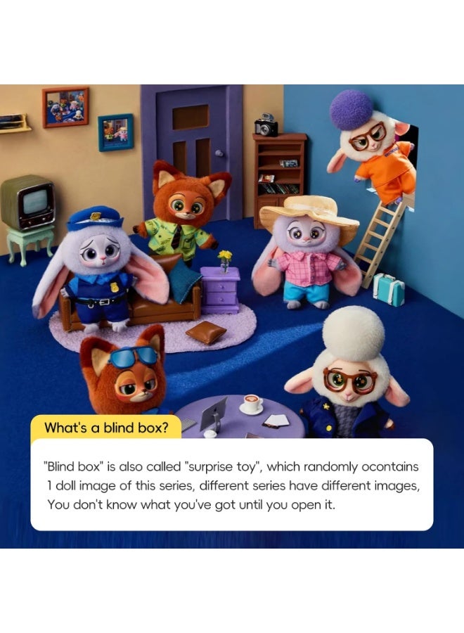 Miniso Zootopia Character Mystery Box – Mini Plush Figure – 6 Designs – Random Selection - Image 4