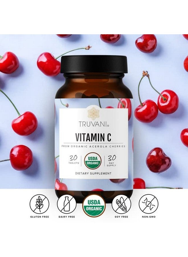 Truvani Vitamin C; Usda Organic; High Absorption Antioxidant Supplement Higher Bioavailability Immune System Support; Made With Real Food; 30 Servings - Image 3