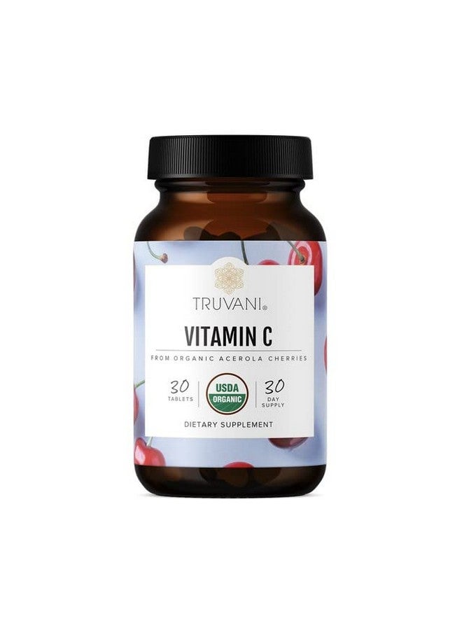 Truvani Vitamin C; Usda Organic; High Absorption Antioxidant Supplement Higher Bioavailability Immune System Support; Made With Real Food; 30 Servings - Image 1