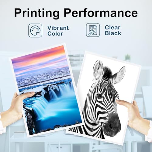 CHOUINKR Remanufactured Ink Cartridges for Epson 802 802XL 5 Combo Pack (Black, Cyan, Magenta, Yellow) to use with Workforce Pro WF-4720 WF-4730 WF-4734 WF-4740 Printers - Image 4