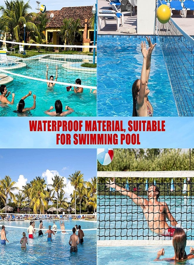 AMZ SPORTS NETS Polypropylene Professional Outdoor Sand, Grass Volleyball Nets Set (32X3 ft, Black) - Image 5