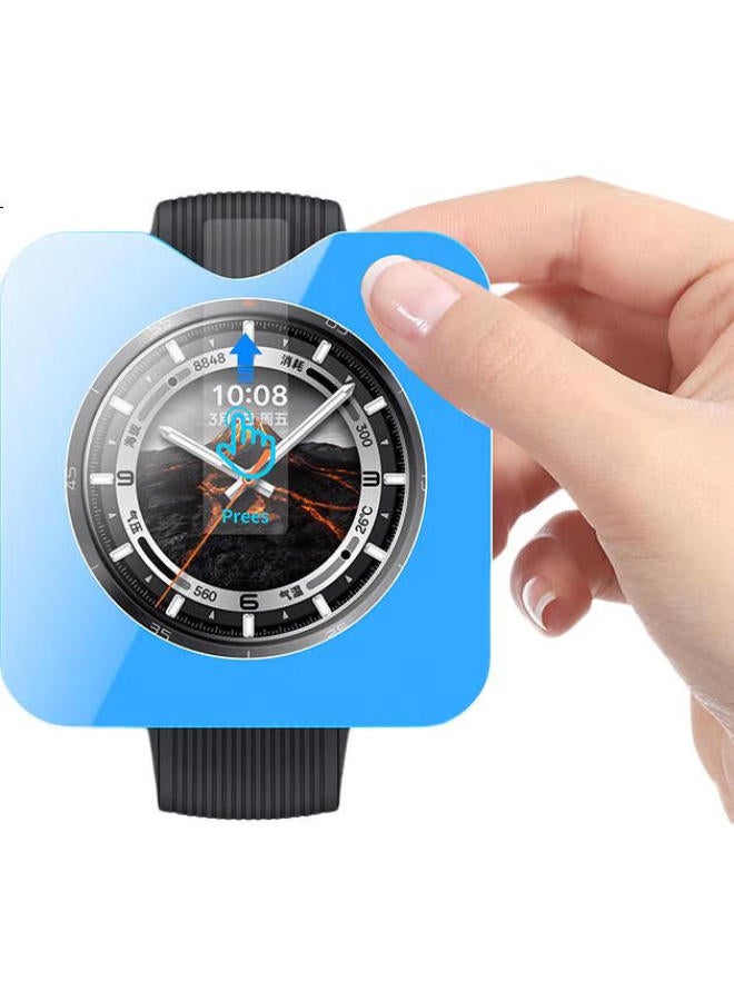 Freeson Oppo Watch X2 Hd Tempered Glass Screen Protector Ultra Thin Full Screen Anti-Scratch Anti-Fingerprint Protective Film【Easy Installation Tool - 2 Pack】 - Image 2