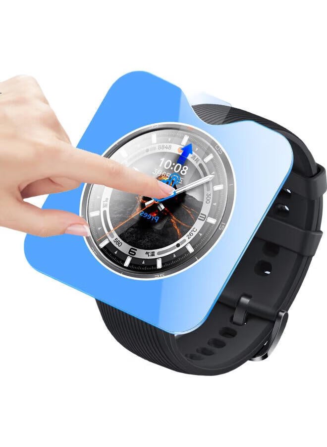 Freeson Oppo Watch X2 Hd Tempered Glass Screen Protector Ultra Thin Full Screen Anti-Scratch Anti-Fingerprint Protective Film【Easy Installation Tool - 2 Pack】 - Image 1