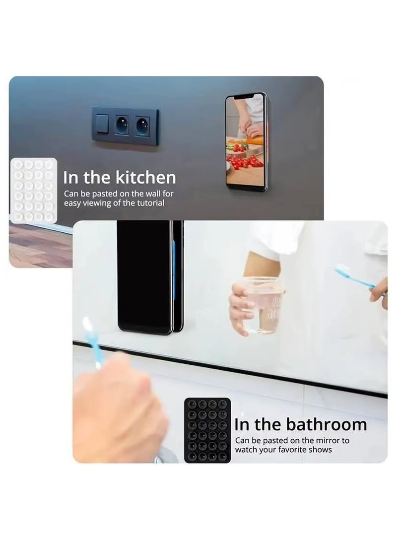 DUSALA Silicone Suction Cup Wall Stand Mat Multifunctional 24 Square Suction Phone Anti-Slip Wall Phone Holder Mount - Image 4