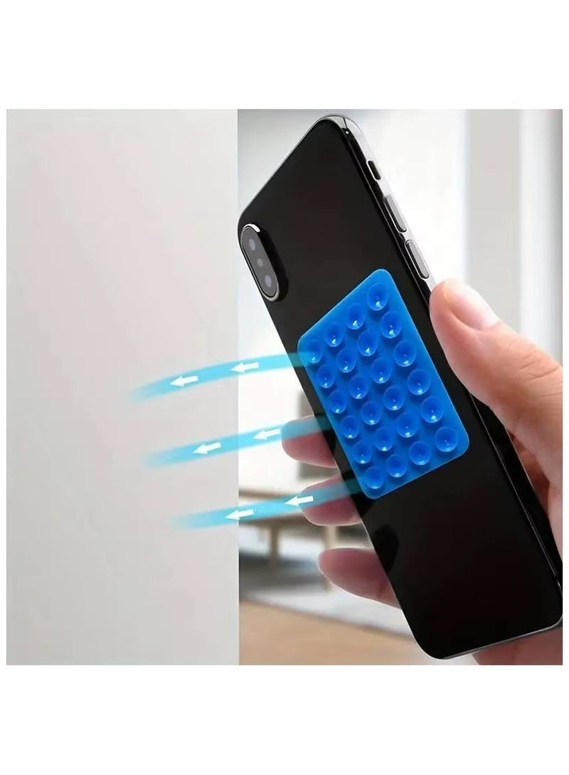 DUSALA Silicone Suction Cup Wall Stand Mat Multifunctional 24 Square Suction Phone Anti-Slip Wall Phone Holder Mount - Image 5