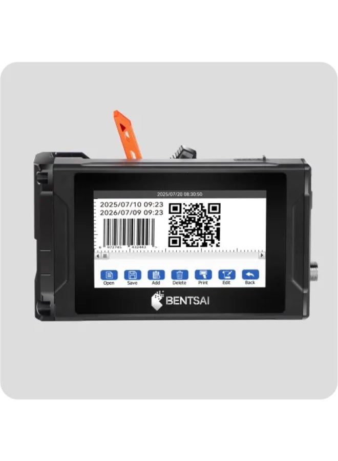 بنتساي طابعة Bentsai E61P متعددة الوظائف الحرارية النافثة للحبر - لطباعة تواريخ انتهاء الصلاحية، وأرقام الدفعات، ورموز الاستجابة السريعة، والباركود - Image 4