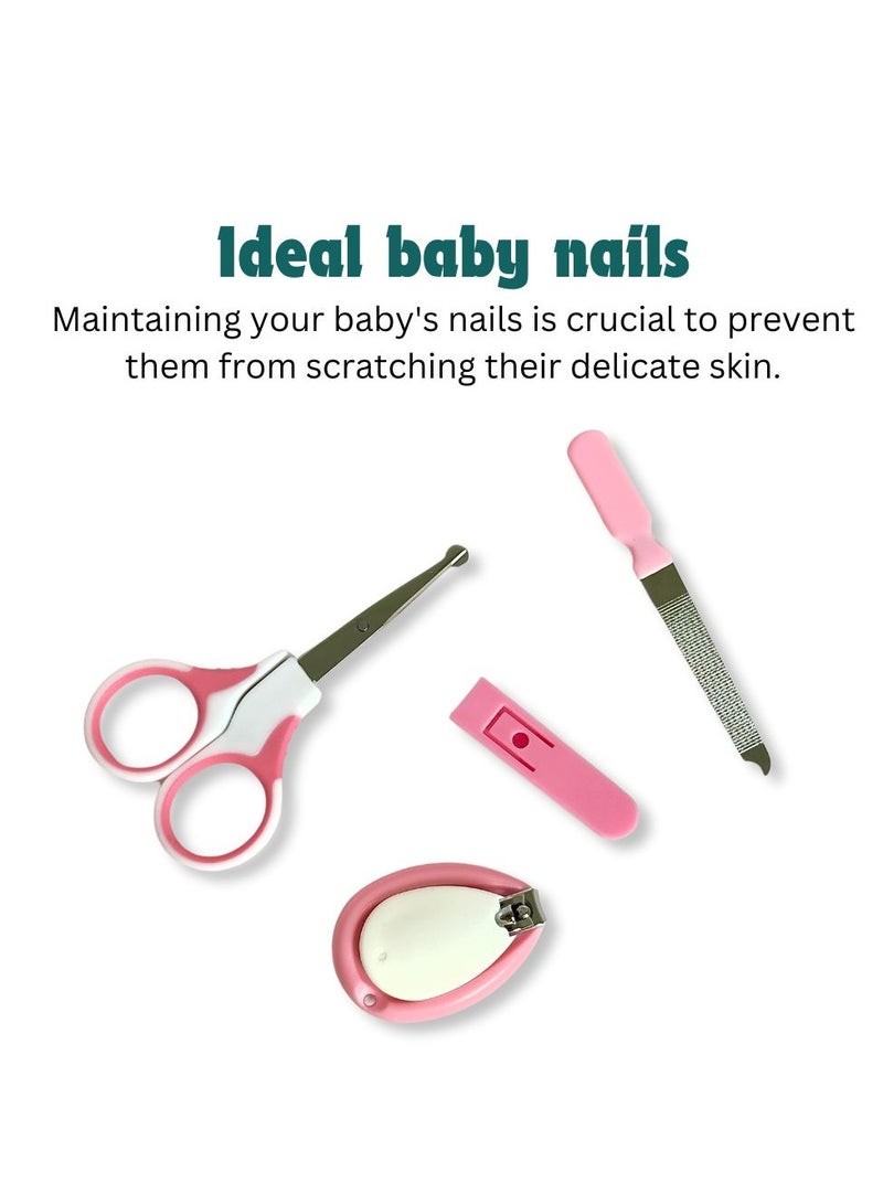 turtees Manicure Pedicure Kit Set for Babies Toddlers Baby Care Products Baby Grooming Kit for New Born Boy and Girl 20 Grams Multicolor Pack of 1 - Image 1