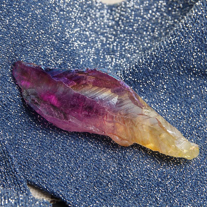 Acxico 1Pcs 100g Titanium Rainbow Aura Lemurian Quartz Crystal Pointed Healing - Image 2