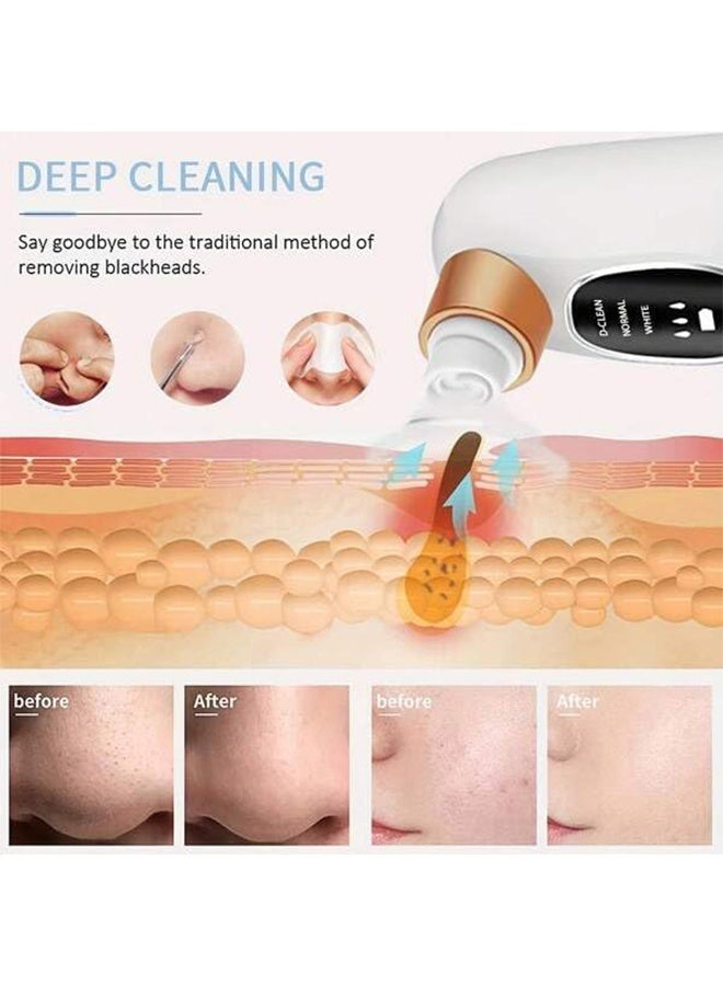 JS Super Micro Bubble Beauty Instrument, Blackhead Remover Pore Vacuum Cleaner, Facial Pore Cleaner with 3 Suction Powers, Blackhead Extraction Tool for Deep Cleansing and Exfoliation - Image 2
