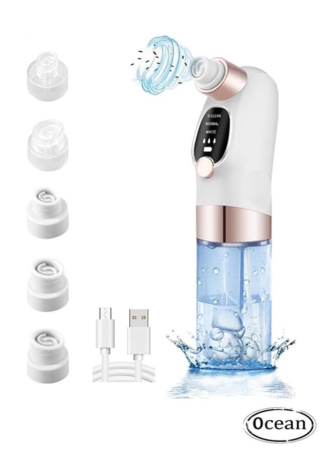 JS Super Micro Bubble Beauty Instrument, Blackhead Remover Pore Vacuum Cleaner, Facial Pore Cleaner with 3 Suction Powers, Blackhead Extraction Tool for Deep Cleansing and Exfoliation - Image 1