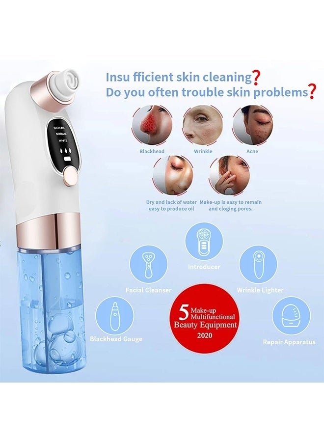 JS Super Micro Bubble Beauty Instrument, Blackhead Remover Pore Vacuum Cleaner, Facial Pore Cleaner with 3 Suction Powers, Blackhead Extraction Tool for Deep Cleansing and Exfoliation - Image 4