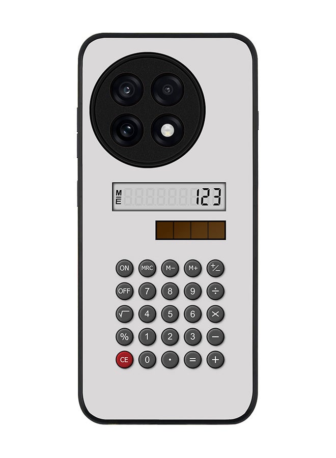 Stylizedd For OnePlus 13R / Ace 5 Pro Case,Slim fit Camera Protection, Shockproof Thin Phone cover  - Calc (White)