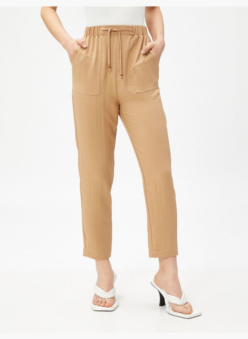 KOTON Drawstring Relax Trousers - Image 3