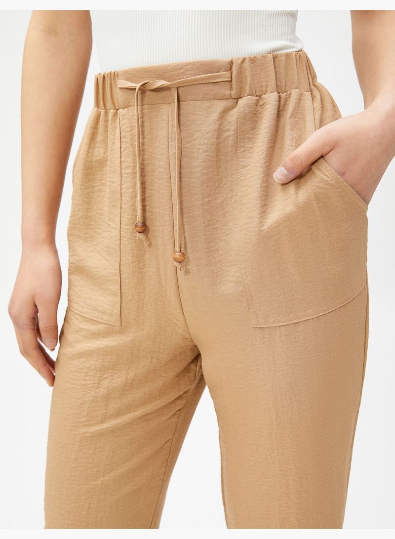 KOTON Drawstring Relax Trousers - Image 5