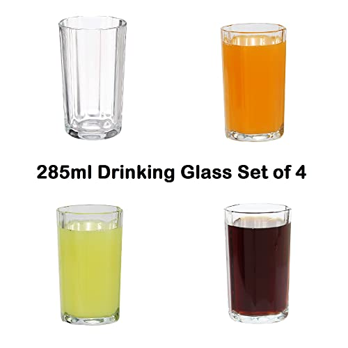 Vency Eco-Friendly, Leak-Proof 750Ml Glass Water Bottle For Fridge And Tumbler Set - A Stylish Solution For Your Kitchen (Bottle Set Of 4, Tumbler Set Of 4), Clear - Image 2