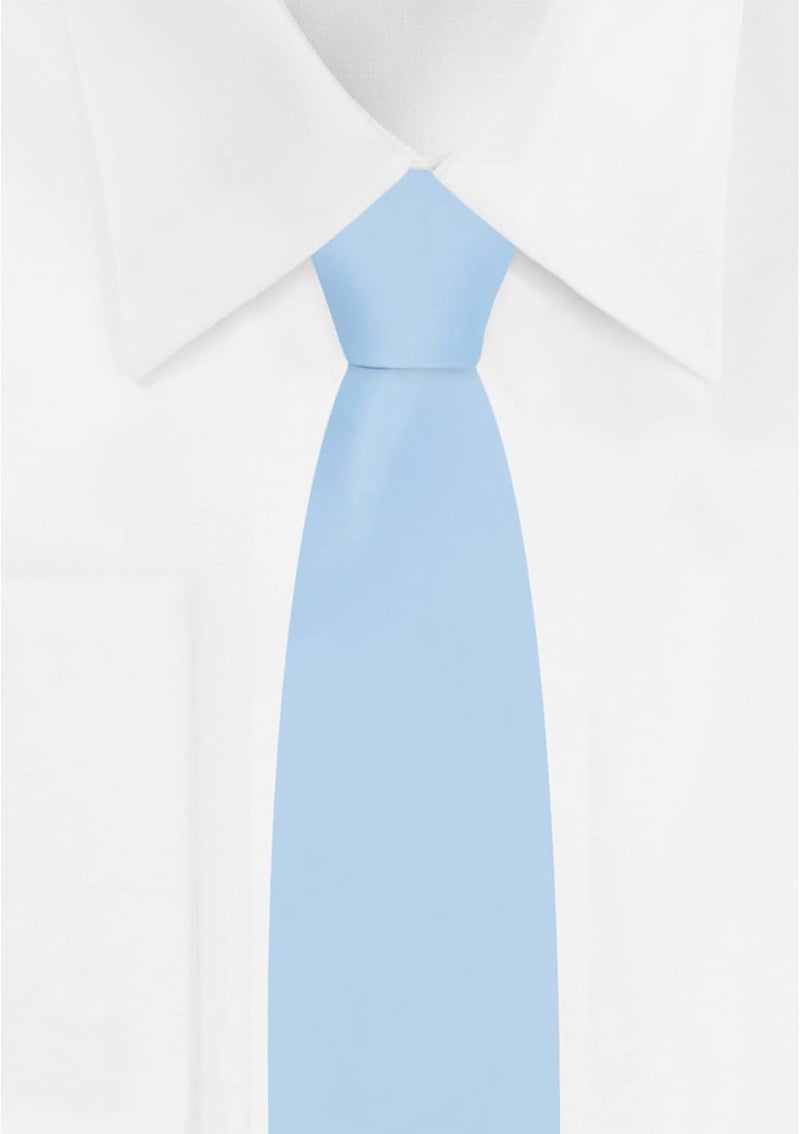 Jacob Alexander Boy's Regular Self Tie Prep Solid Color Necktie - Image 1