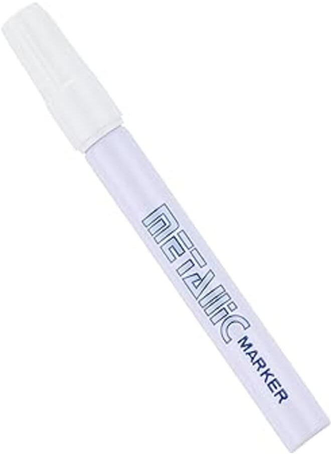 Metallic Marker - Metallic marker korean metallic marker pen - white - Image 1