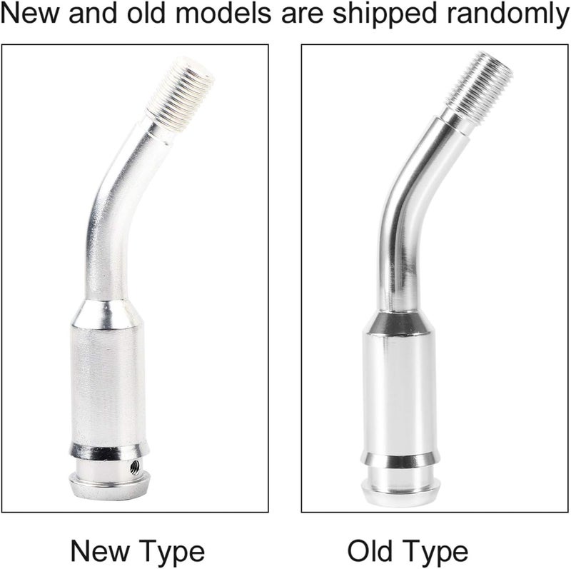 woobles 5inch Gear Shifter Stick Lever Bend Extension Shift Knob Extender for T4 Silver - Image 5