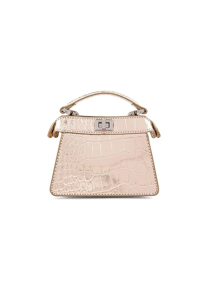 كابلي Tween Girls Croc-Effect Top Handle Bag
