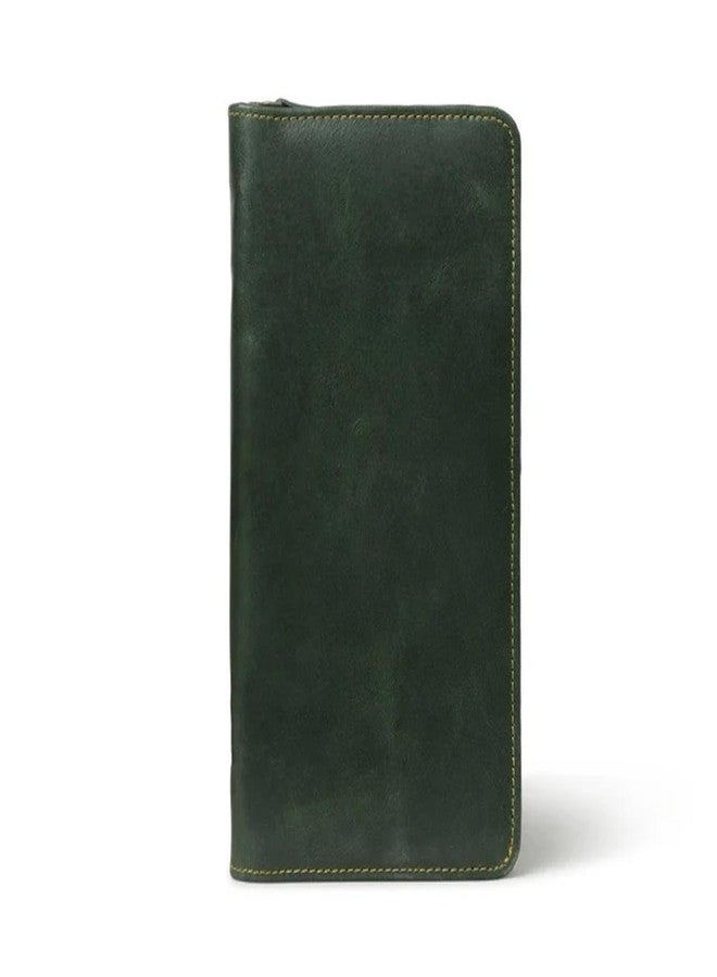 MaheTri Blair Women's Leather Wallet | Genuine Leather Women's Clutch | Zip Closure Purse with Multiple Pockets | Multiple Card Slots with Zipper Coin & Money Pocket (Olive Green) - Image 1