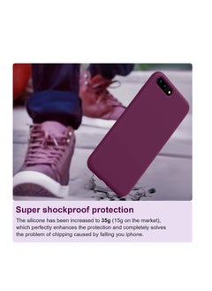 Generic For Apple Iphone 7 Plus / Iphone 8 Plus Inch Silicone Case - Wine Red  - Image 3