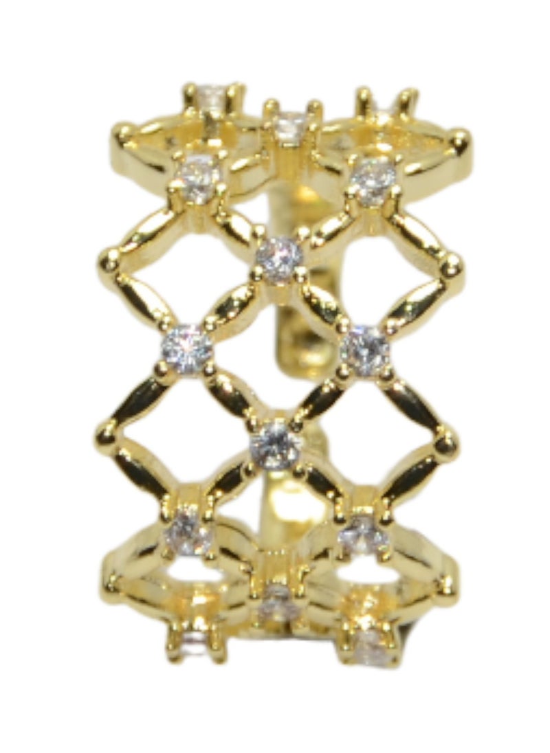 BUTTERFLY - Ring Zircon Free Size For Women - Butterfly Shenoute - Golden Colour - GR-481 - Image 1
