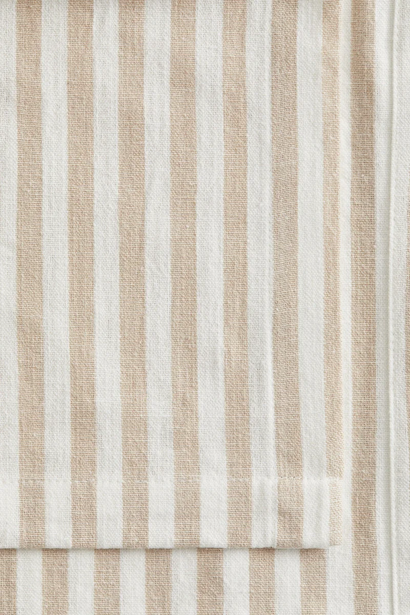 H&M Striped cotton tablecloth