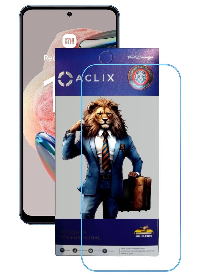 ACLIX Antistatic ESD Dustproof Premium Quality High Definition Clear Tempered Glass Screen Protector Designed For Xiaomi Redmi Note 12 - Image 1