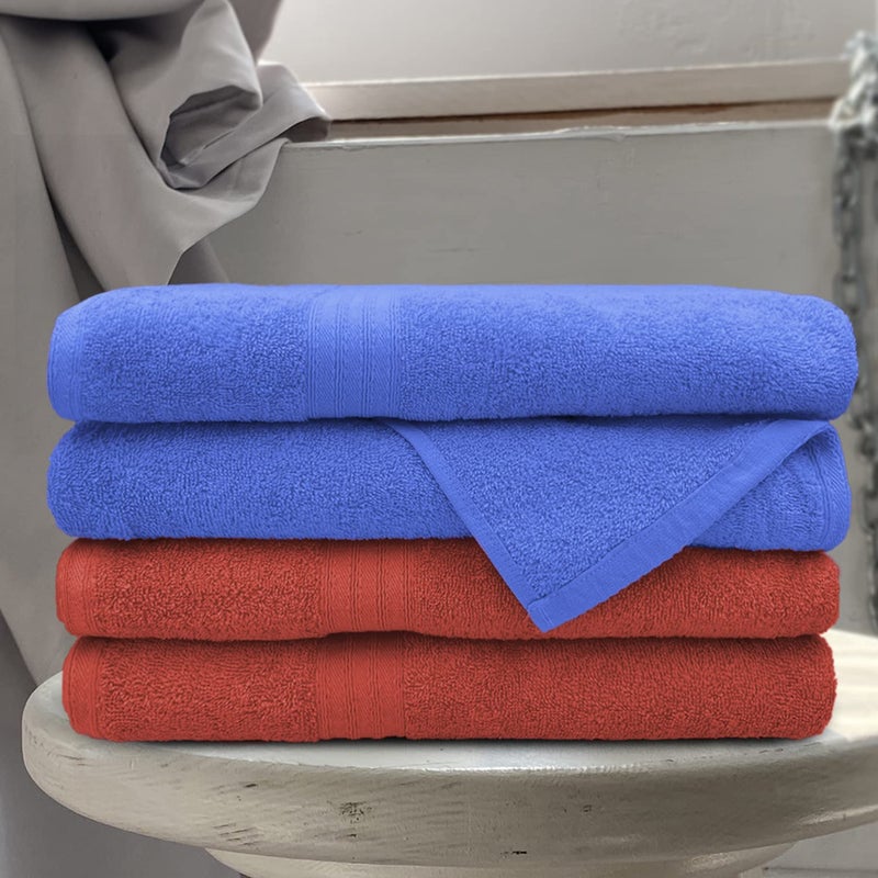 Sassoon Anatolia 100 Cotton 4 Piece Bath Towel Set in 500 GSM 70 cms X 140 cms HeavenRust - Image 5