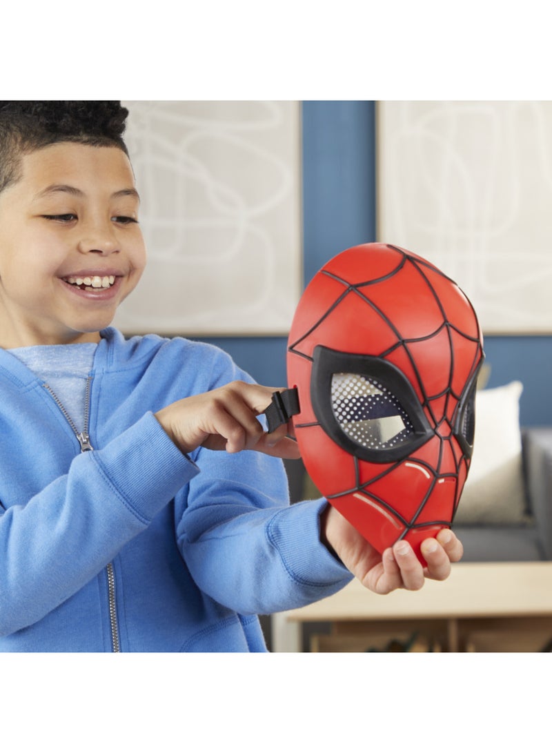 SPIDERMAN مجموعة عمل شبكة سبايدر مان من مارفل، مجموعة لعب أدوار مكونة من 3 قطع مع قاذف شبكة، قناع، وشخصية، ألعاب أبطال خارقين للأطفال من عمر 5 سنوات فما فوق - Image 3