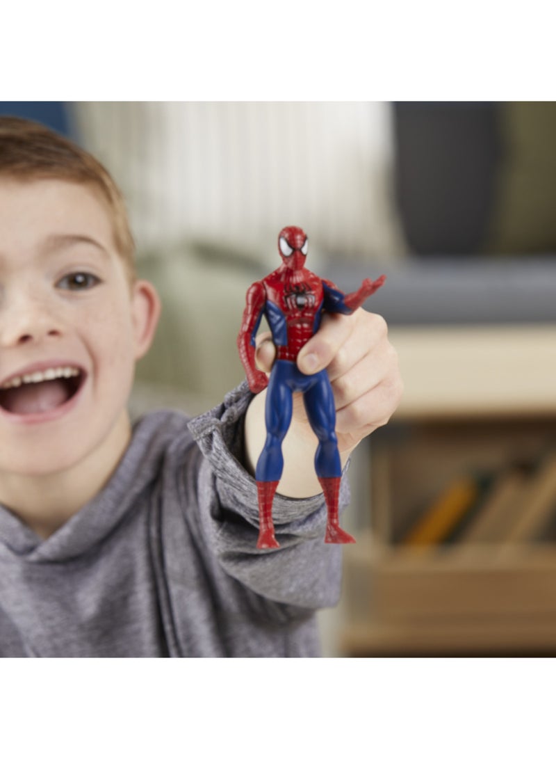 SPIDERMAN مجموعة عمل شبكة سبايدر مان من مارفل، مجموعة لعب أدوار مكونة من 3 قطع مع قاذف شبكة، قناع، وشخصية، ألعاب أبطال خارقين للأطفال من عمر 5 سنوات فما فوق - Image 4