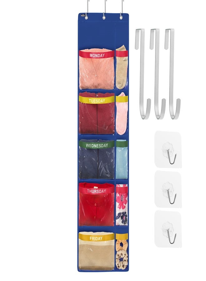 Handy Laundry Over The Door Daily Organizer Blue - Image 1