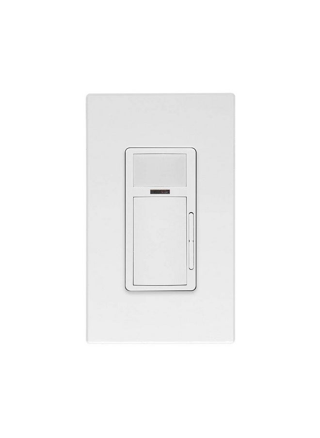 Leviton - Smart Wallbox Sensor, PIR 0-10V Dimming, 10A, 120-277VAC, App Configurable with the Smart Sensor App, White - Image 1