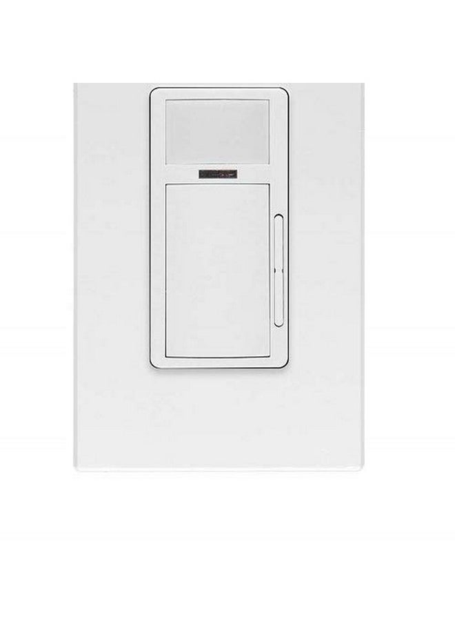 Leviton - Smart Wallbox Sensor, PIR 0-10V Dimming, 10A, 120-277VAC, App Configurable with the Smart Sensor App, White - Image 1