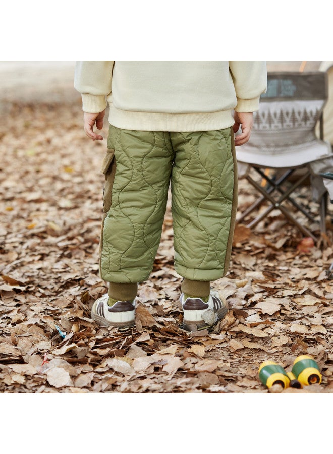 Doodle Home kids' Cotton Padded Pants - Winter Thickened Boys' Insulated Trousers, Stylish Girls' Clothing, Children's Apparel - Image 3