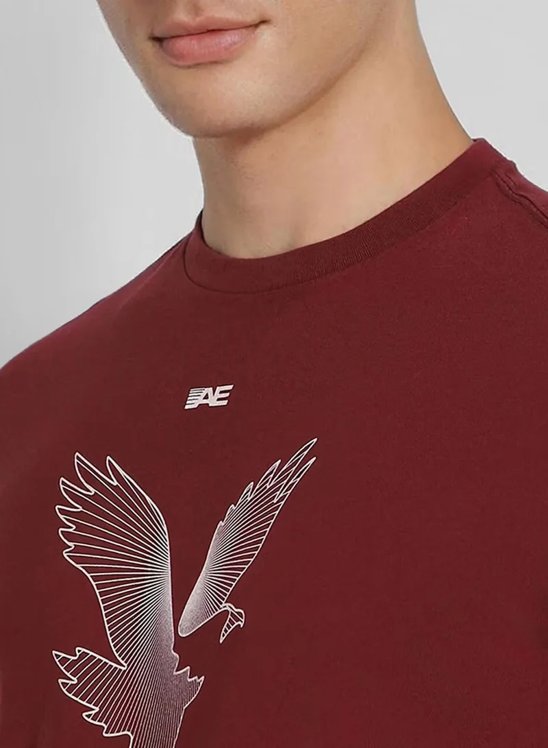American Eagle Graphic Logo Crew Neck T-Shirt