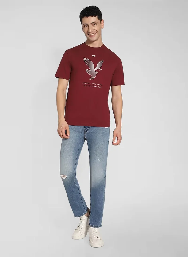 American Eagle Graphic Logo Crew Neck T-Shirt