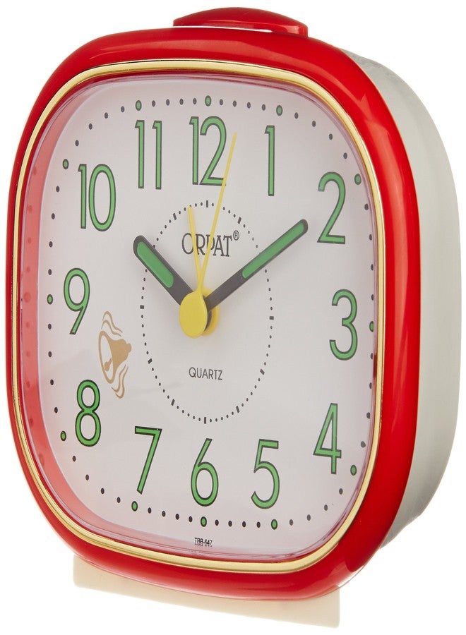 Orpat Bell Alarm Clock (Red, TBM-647) - Image 1