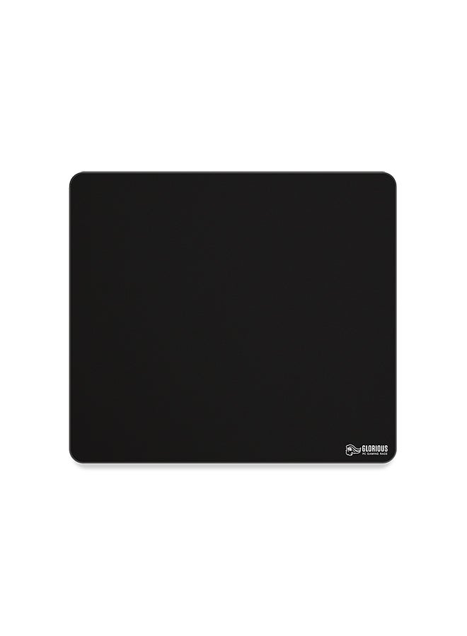 Glorious XL Gaming Mouse Mat/Pad - Large, Wide (XL) Black Cloth Mousepad, Stitched Edges | 16"x18" (G-XL) - Image 1
