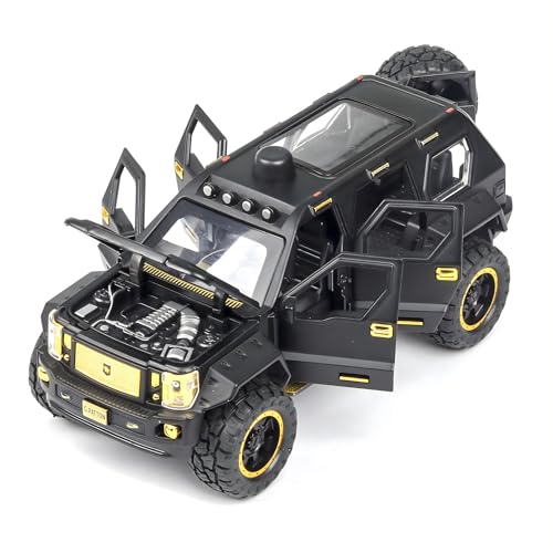 Mashes 1:24 G-Patton Car Model, Diecast Pull Back Car Toy car, Doors Open, Light and Sound, Boys Toys Kids Adults Gifts【Colors as Per Stock】 - Image 2