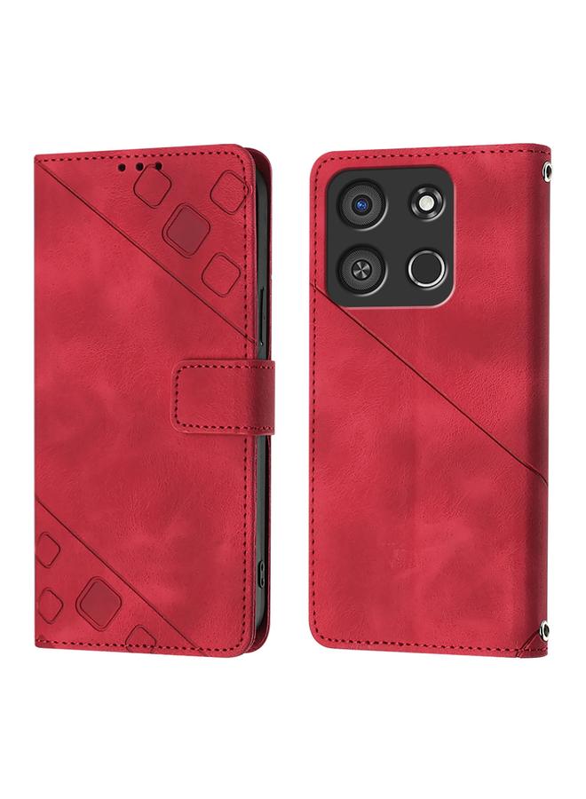 S-TOP Case For Itel A05s Skin Feel Embossed Leather Phone Case - Image 2