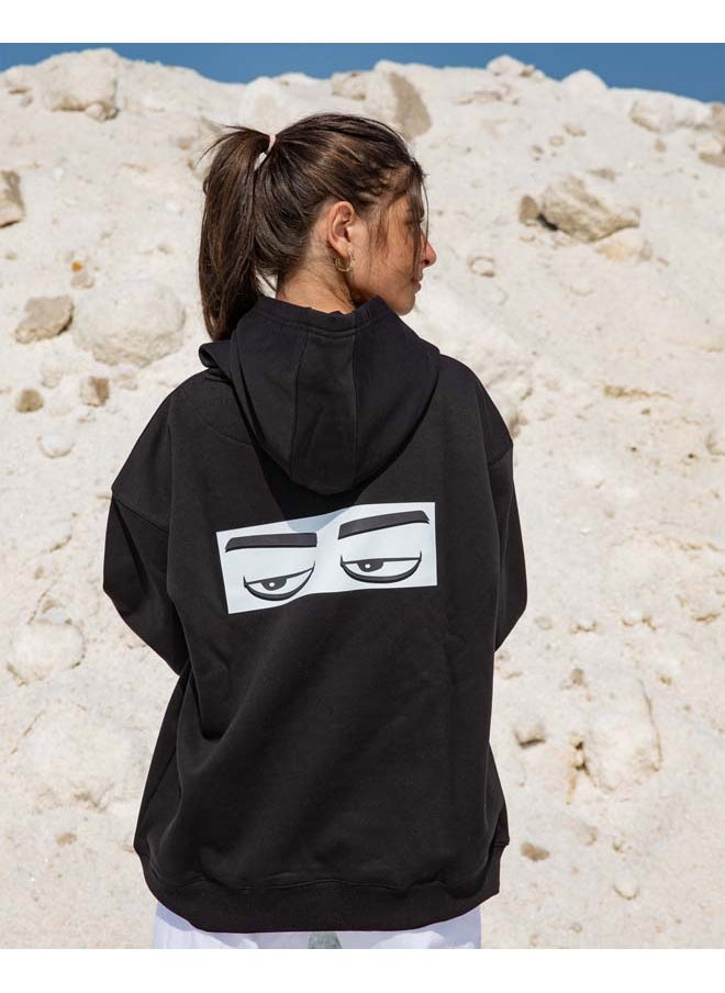 NAS Trends - ma3lesh-unisex-oversized-hoodie-black-1 - Image 1