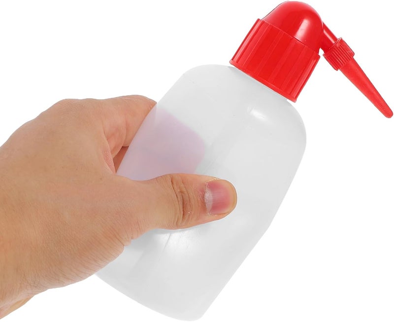 2pcs 250ml Narrow Mouth Graduated Wash Bottles Laboratory Plastic Pointed Squeeze Bottles with Scale Markings for Liquid Cleaning and Chemical Use - Image 4