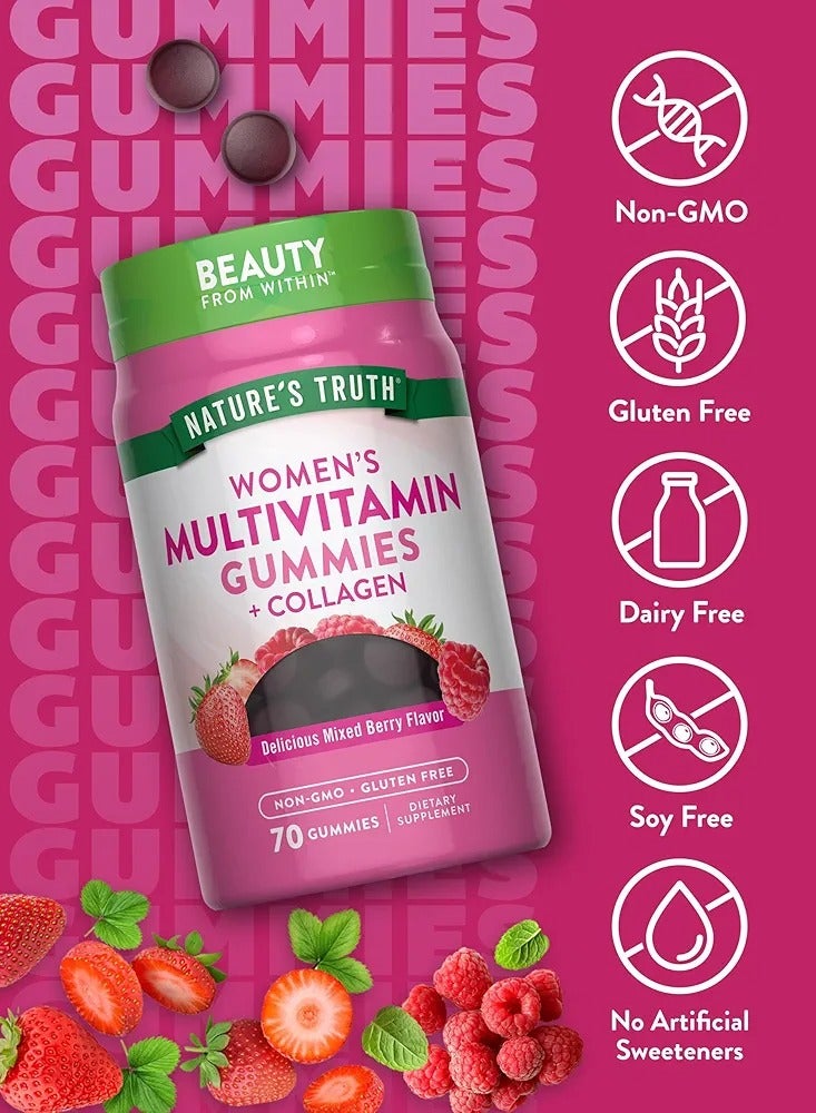 نايتشورز تروث علكات الفيتامينات المتعددة للسيدات - Image 3