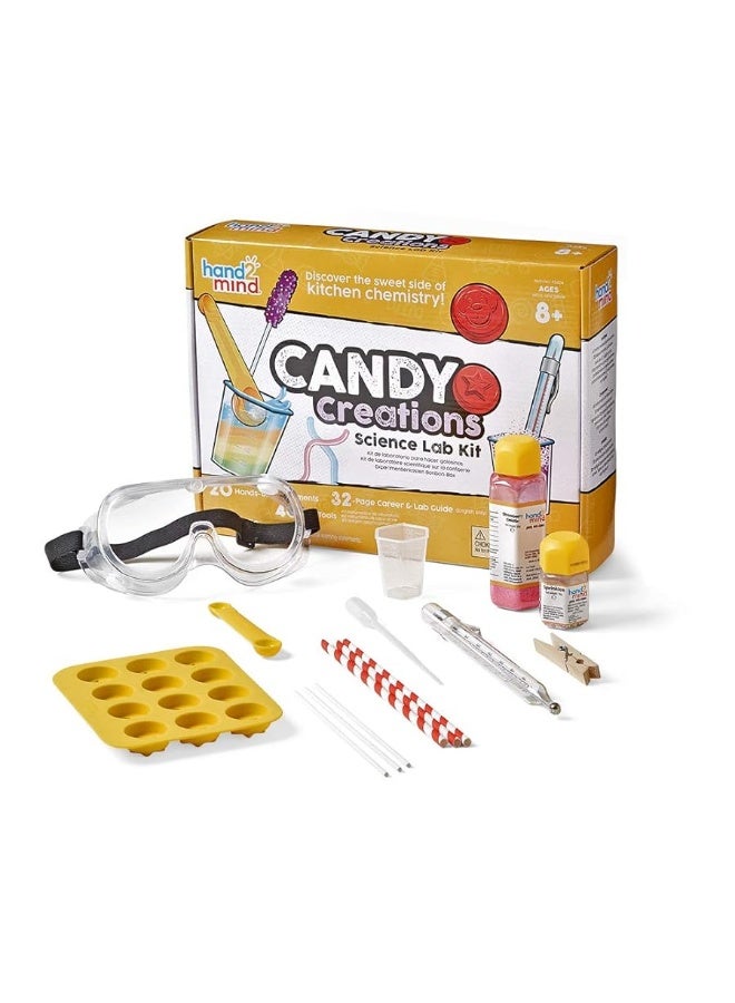 hand2mind hand2mind Candy Creations Science Lab Kit, Make Lollipops, Gelatin and Candy Molds, Candy Making Kit for Kids, Gummy Bear Maker, Food Science Kit, Homeschool Supplies, 20 Hands-On Activities - Image 3