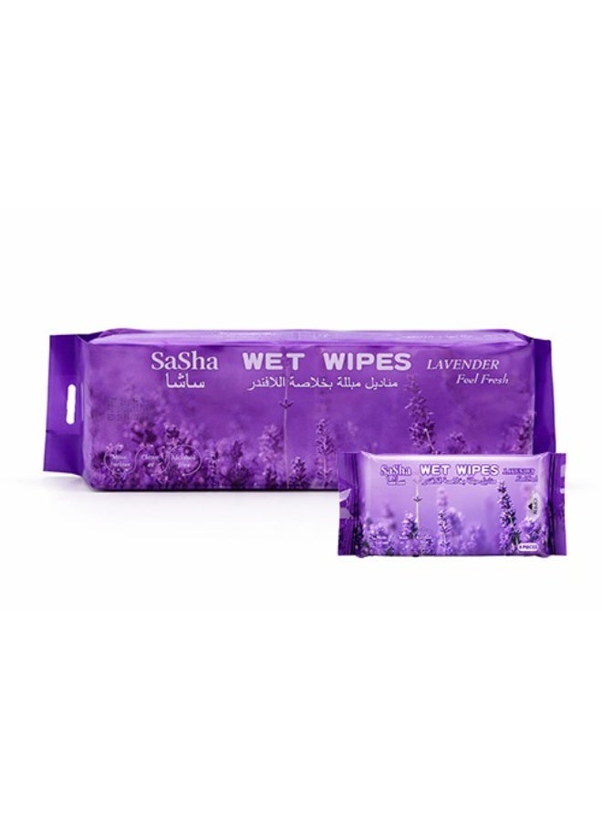 Wet Wipes Lavender Feel Fresh 96 Pcs