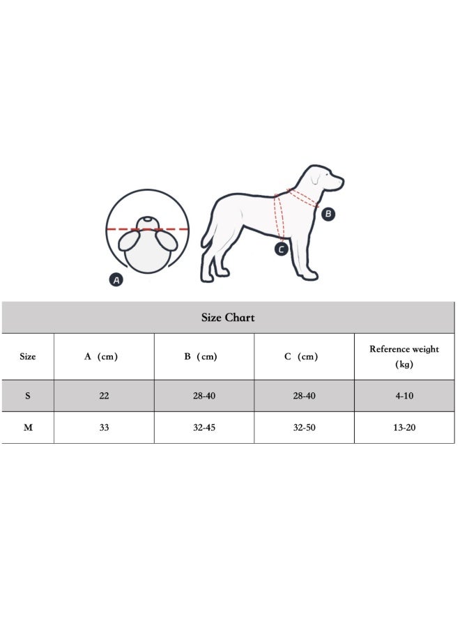 Blind Dog Halo Harness, Protective Collar and Guiding Device for Blind Dogs, Adjustable Confidence-Building Harness, Safe Navigation Aid for Pets, Red - Image 4